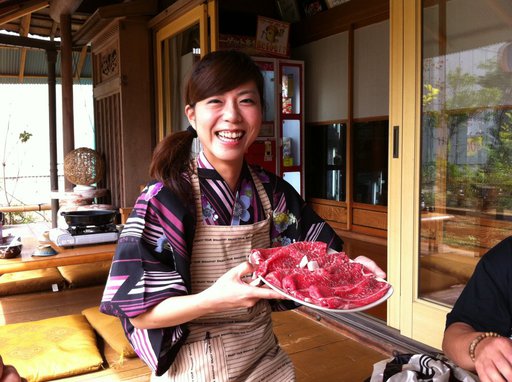 松茸と近江牛のすき焼き、食べ放題10092706