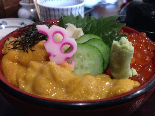20130204 近江町市場ひら井のうにいくら丼